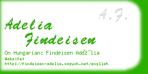 adelia findeisen business card